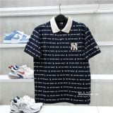  Áo Polo New Era Yankee Monogram Navy Cream Logo 15678422 