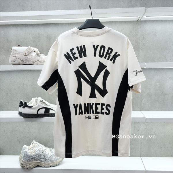  Áo thun New Era NY White Black  19228688 