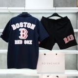  Áo Thun Polo New Era Boston  Navy Red 13554452 
