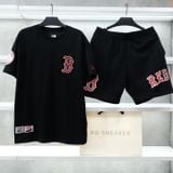  Áo Thun New Era  Boston Red Sox Black Logo Paint 14785688 