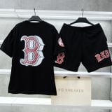  Áo Thun New Era  Boston Red Sox Black Logo Paint 14785688 