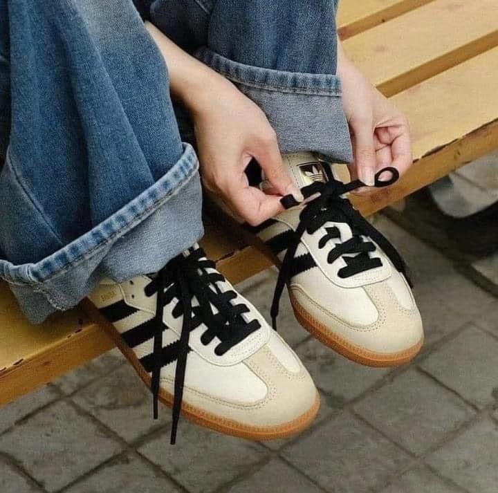  Giày Adidas Samba OG Cream White/Black/Sand Strata ID0478 