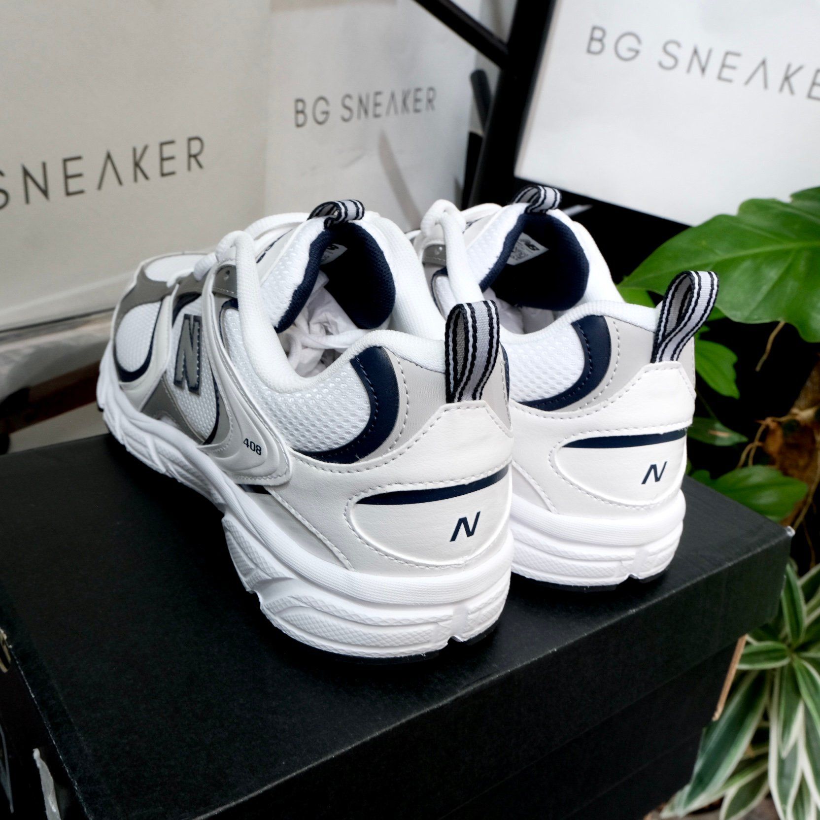 Giày New Balance 408 White Silver ML408A 