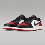  Nike Air Jordan 1 Low Bred Toe 553558 - 161 