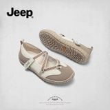  Giày Jeep Outdoor Shoes Women's Low Top Begie Grey P651W13111 