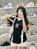  Áo Thun Jersey Polo New Era BLack White 19220195 