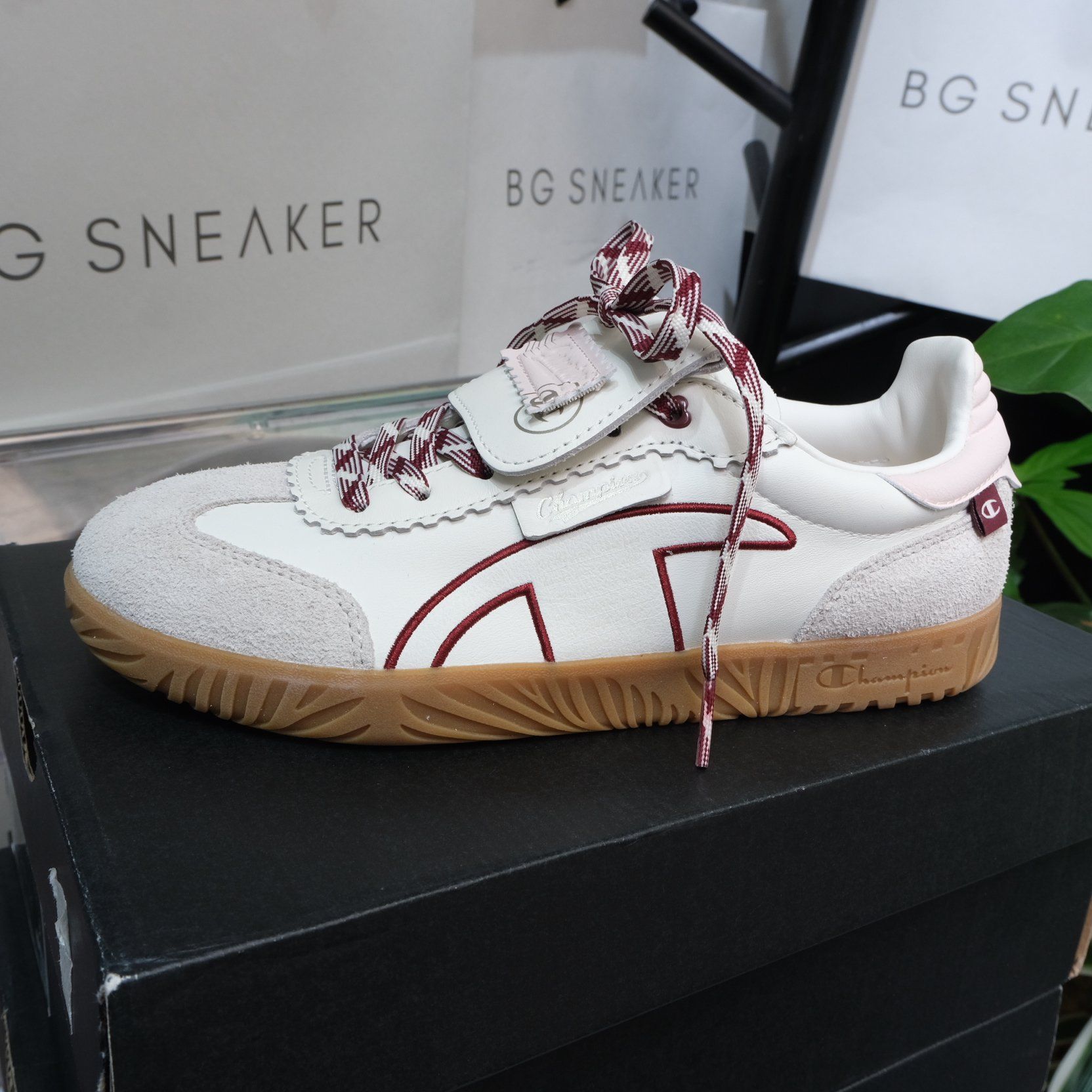  Giày Champion Essentials Champ T-Trainer ' White/Red ' [ U5AFCTW15K2 ] 