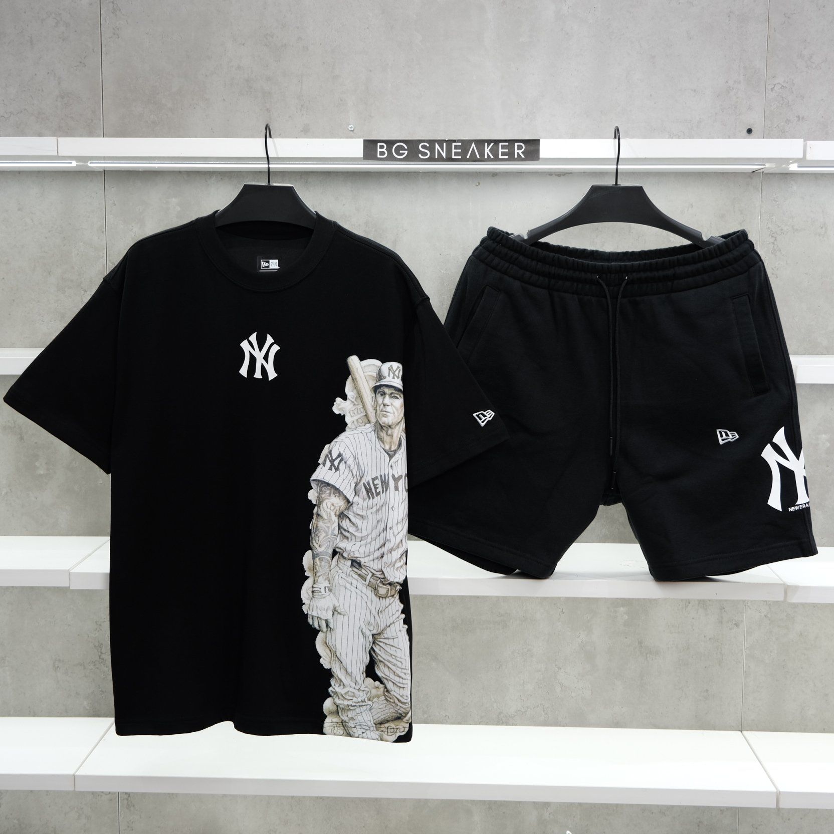  Áo Thun New Era New York Yankees Player Black 12224583 