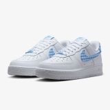  Nike Air Force 1 Low Blue Gingham DZ2784-100 