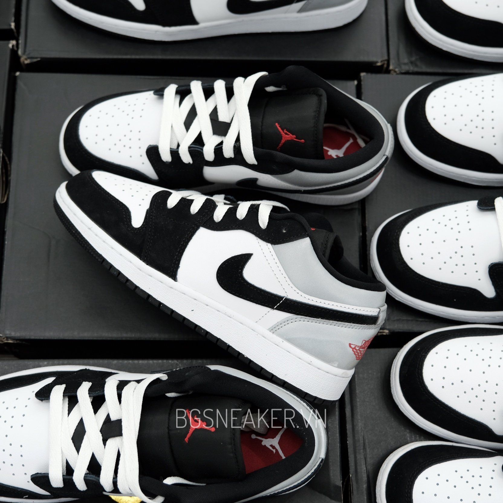  Giày Nike Air Jordan 1 Low GS Panda Toe HF3188 106 