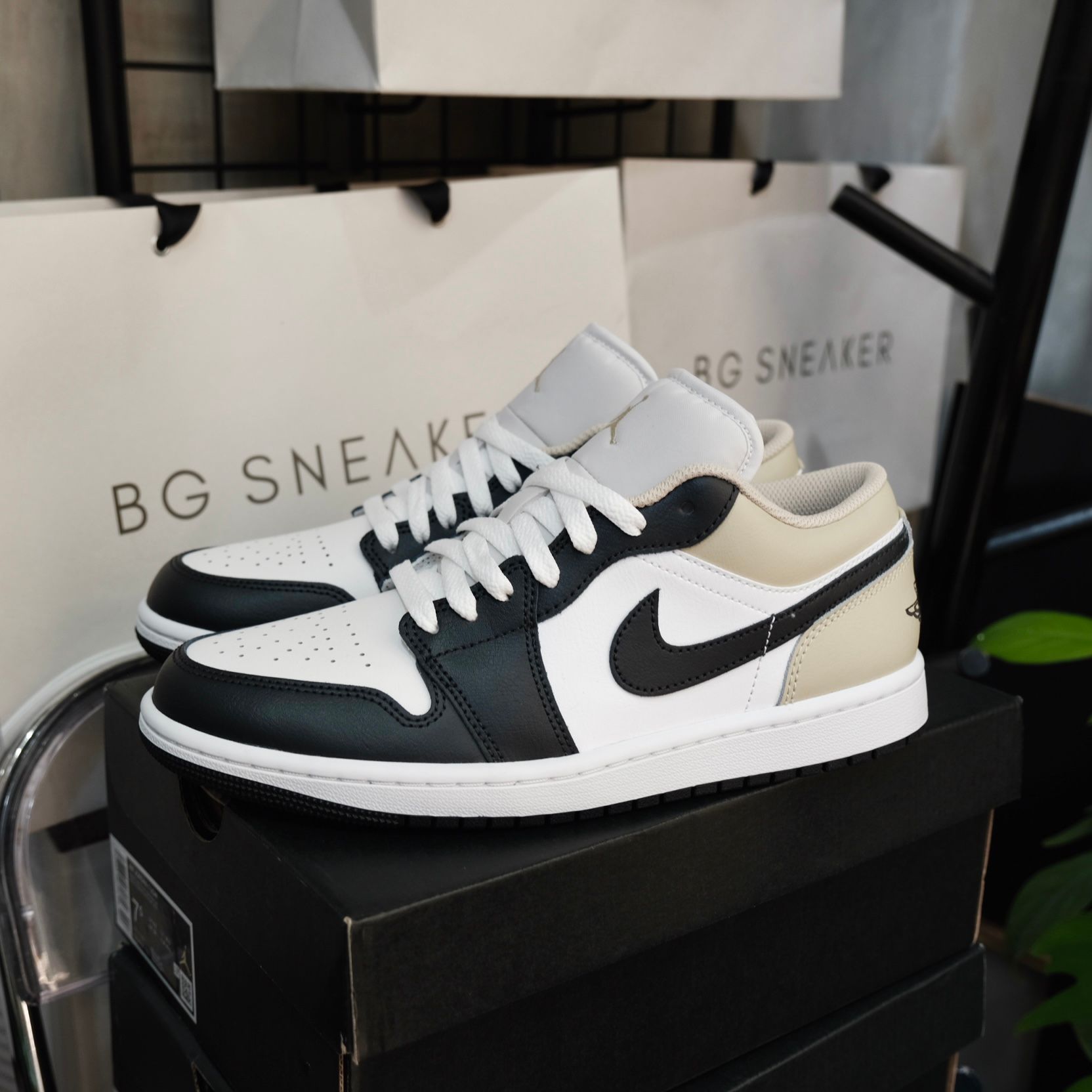  Giày  Nike Air Jordan 1 Low Rattan [ 553558 153 ] 