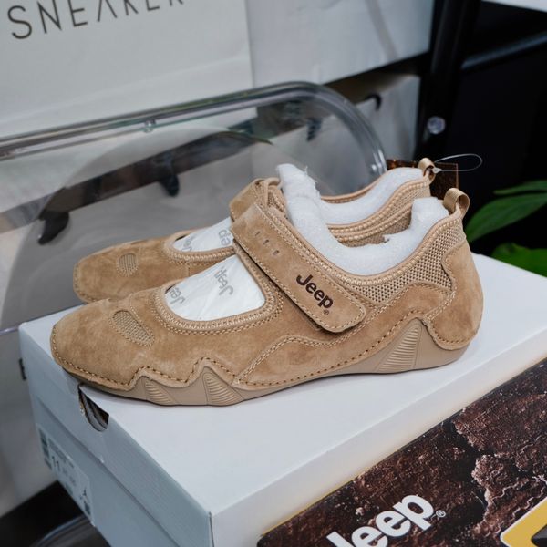  Giày Jeep Lifestyle Shoes Women ’s Low-top Begie [ PX231WAS575 ] 