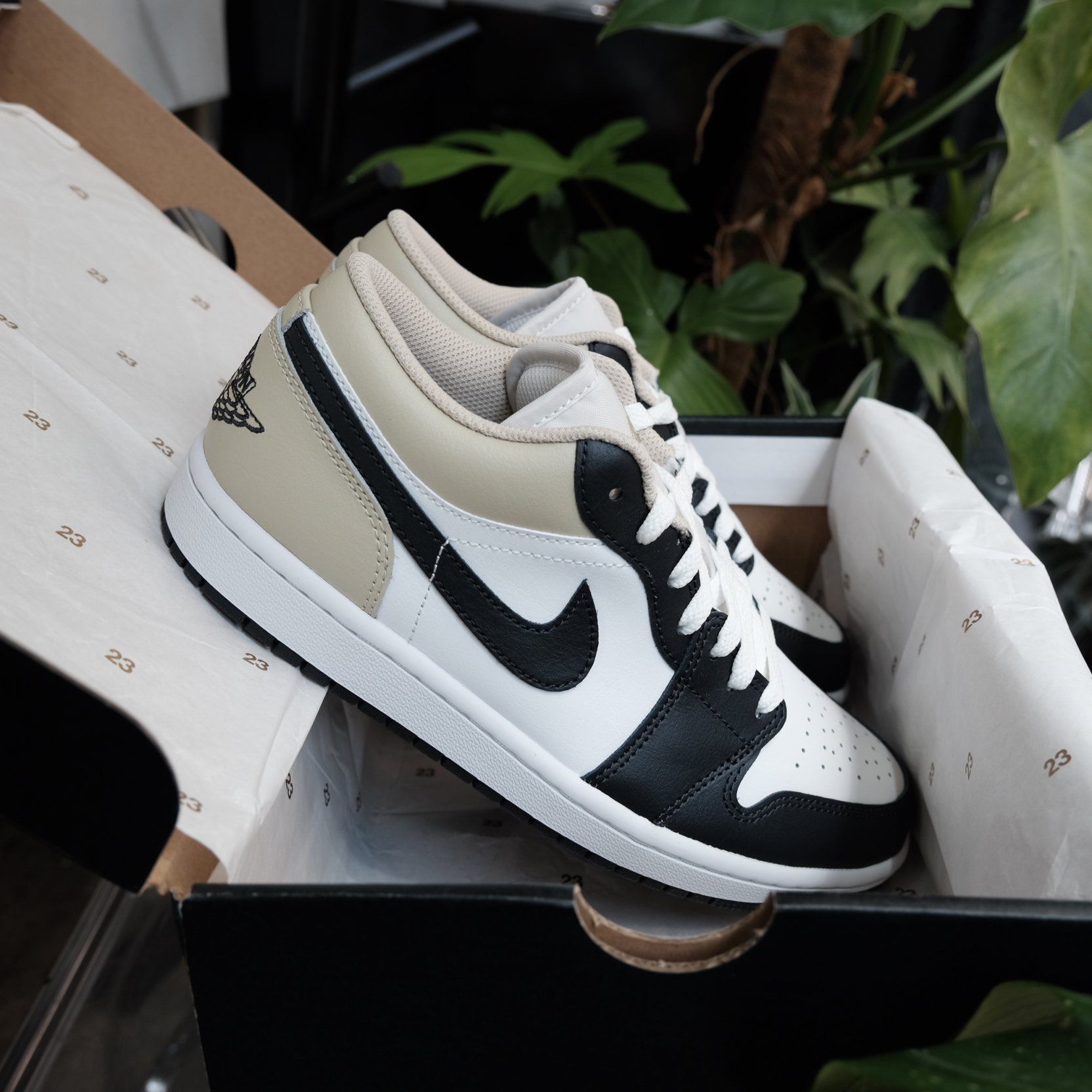  Giày  Nike Air Jordan 1 Low Rattan [ 553558 153 ] 