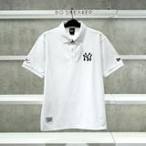  Áo Polo New Era New York Yankees White Logo Retro Signal 17778458 