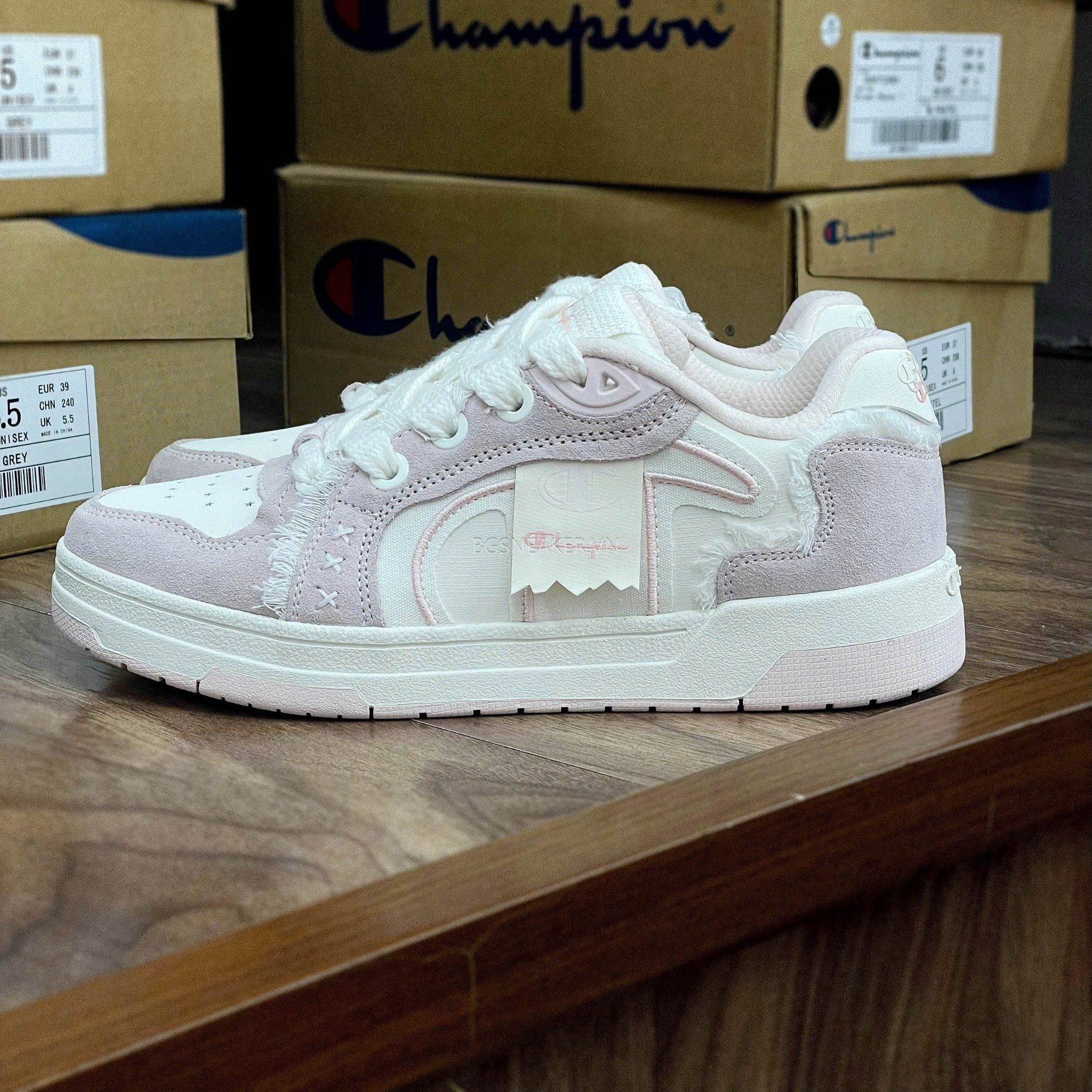 Giày Champion Low-Top Skateboard Shoes Unisex Baby Pink U5AFCTU28K5 