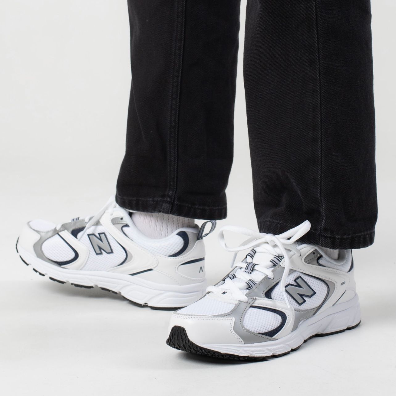  Giày New Balance 408 White Silver ML408A 