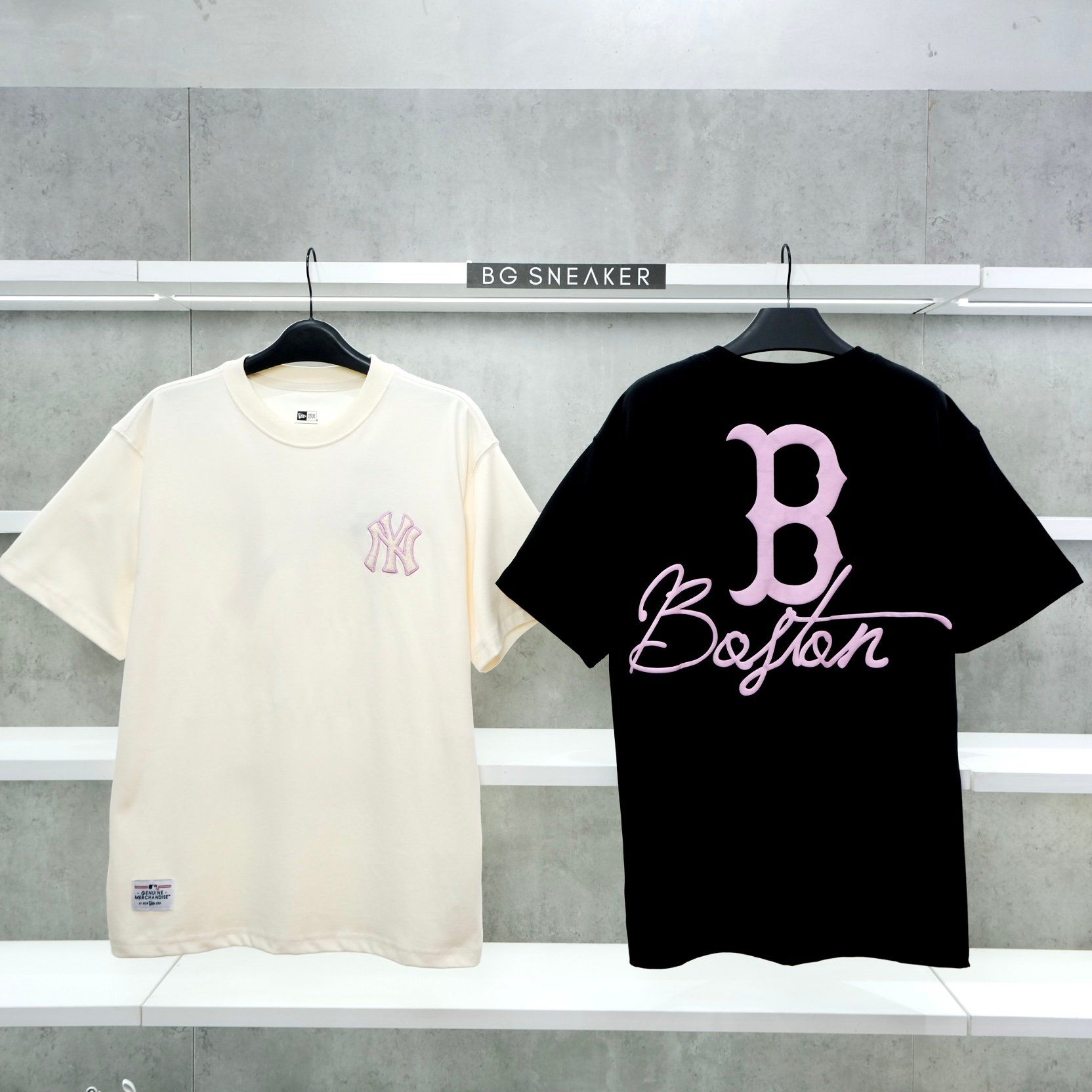  Áo Thun New Era NY Cream Pink 13225493 