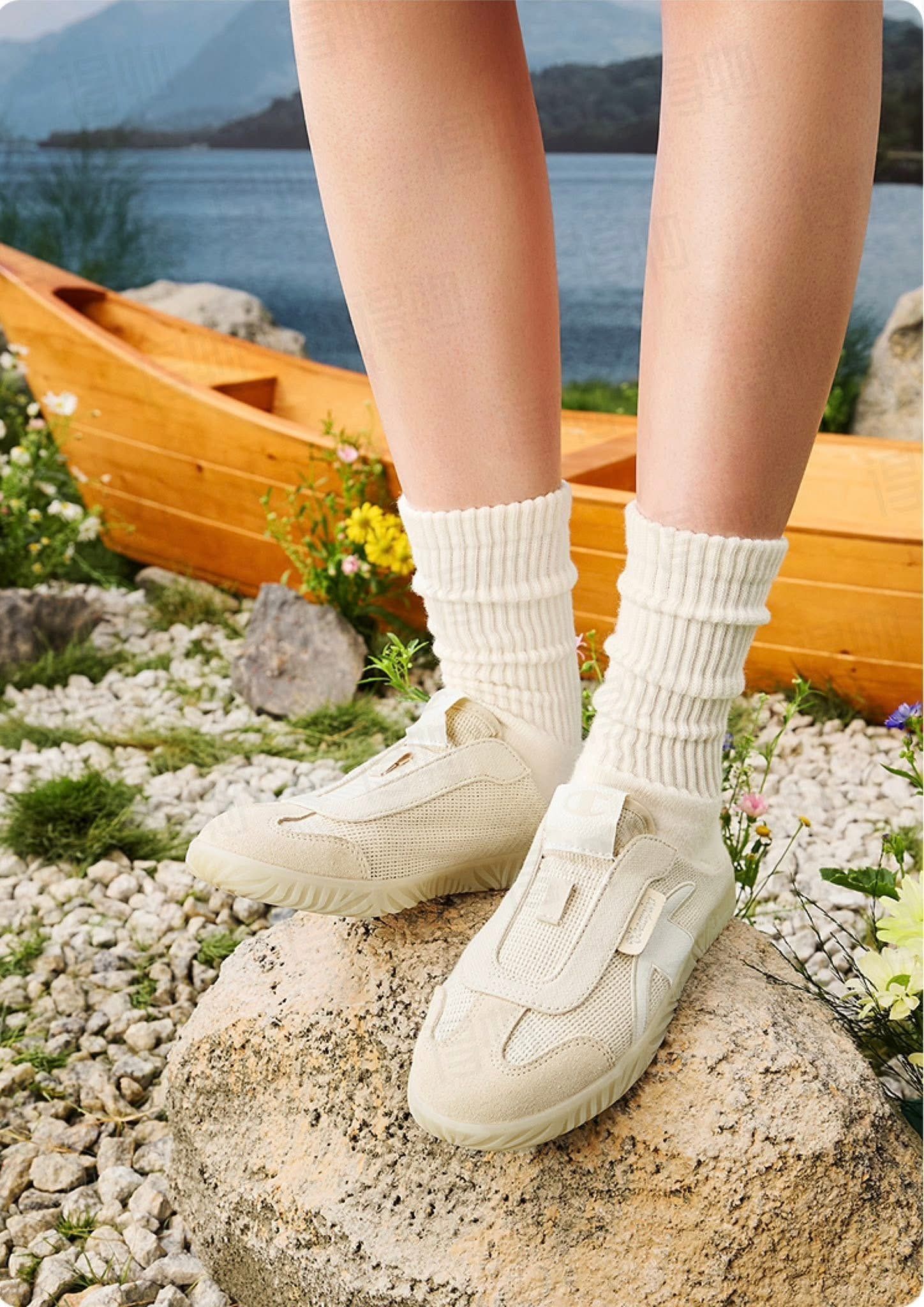 GIÀY Champion Champ T-Trainer Mule Cream White  U5BFASW01F3 