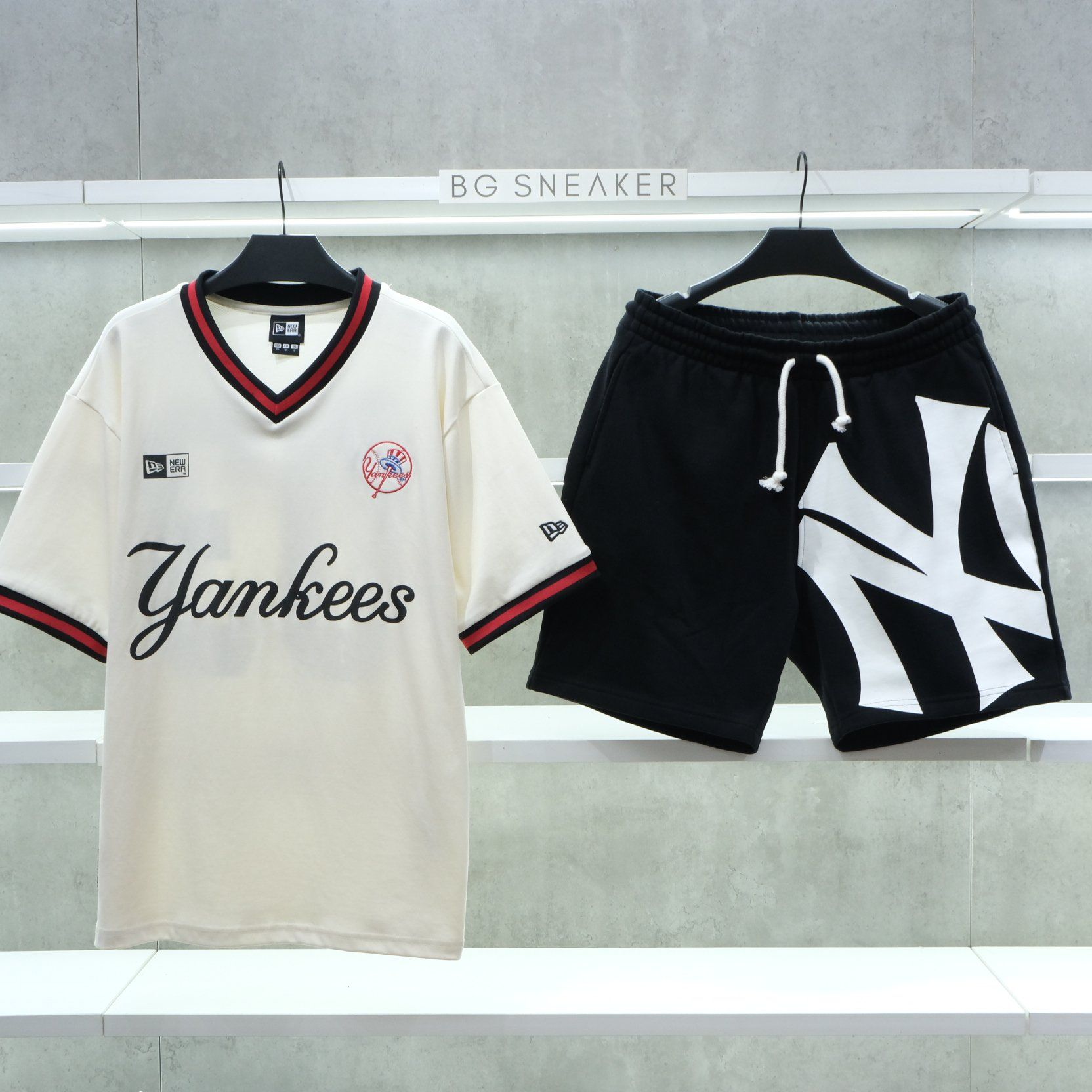  Áo Jersey New Era New York Yankees White Red 13882999 