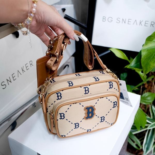  Túi MLB Mono Boston Brown BAG 7ACRMD45N 43BGS 