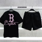  Áo Thun New Era Boston Black Pink 13225494 