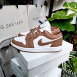  Giày Nike Air Jordan 1 Low Archaeo Brown White DC0774-202 