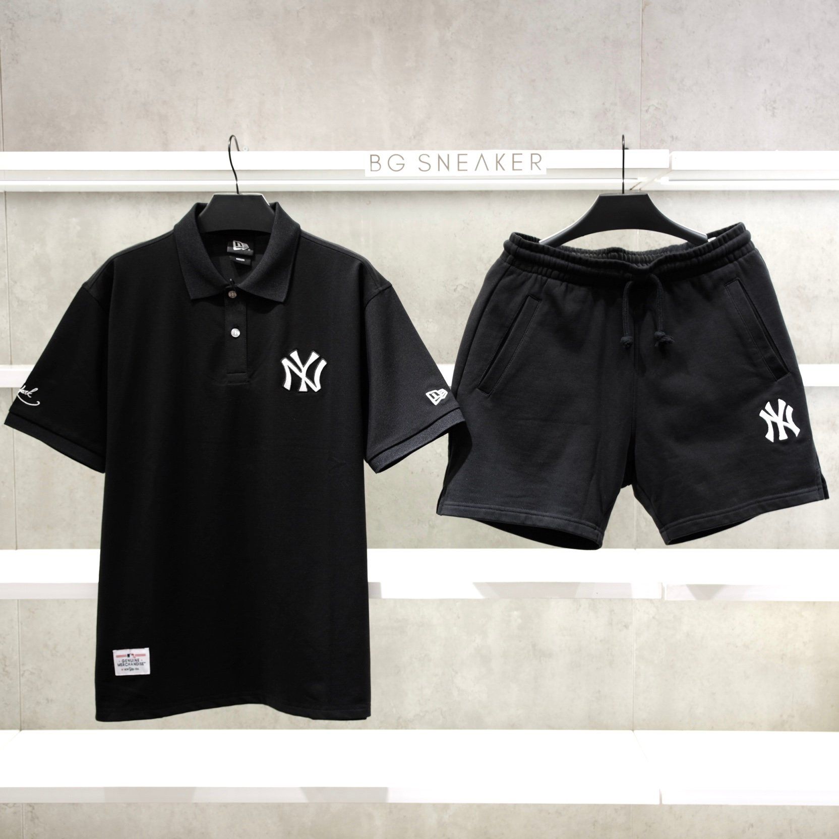  Áo Thun Polo New Era NY Basic Black  17778459 