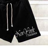  Quần Short New Era New York Yankees Big logo Black White 14778879 