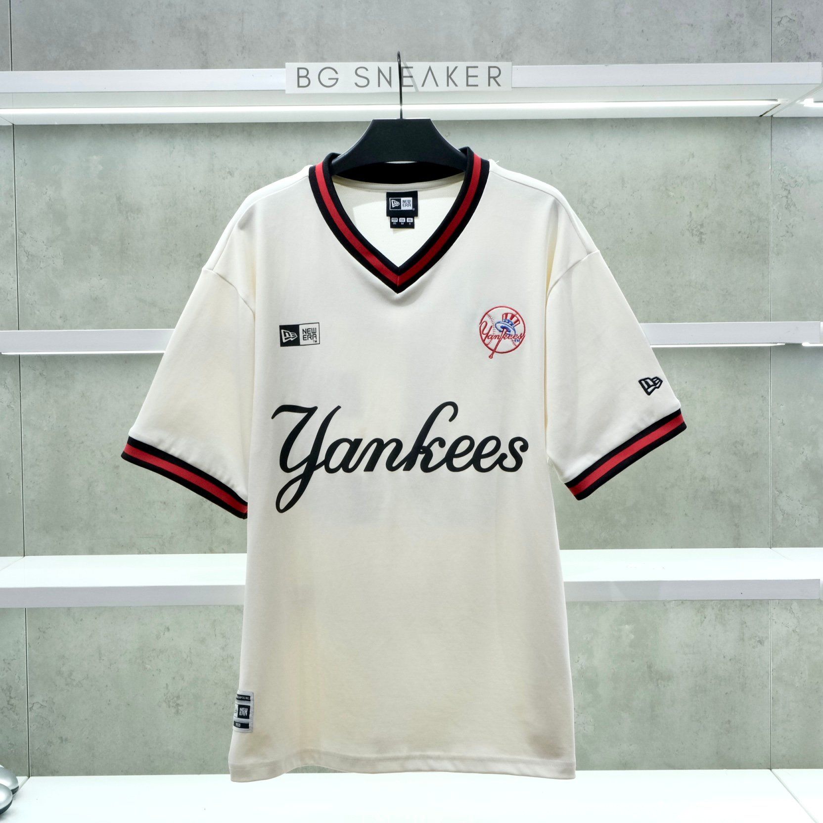  Áo Jersey New Era New York Yankees White Red 13882999 