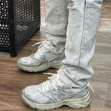  GIÀY Champion Chunky Sneakers Unisex Low-Top Silver/Milk White U5AFCRU15P8 