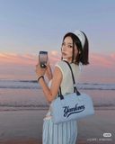  Túi MLB Korea Varsity Culsive Denim Shoulder Bag New York Yankees Indigo bag 3ABQL054N-50INS 