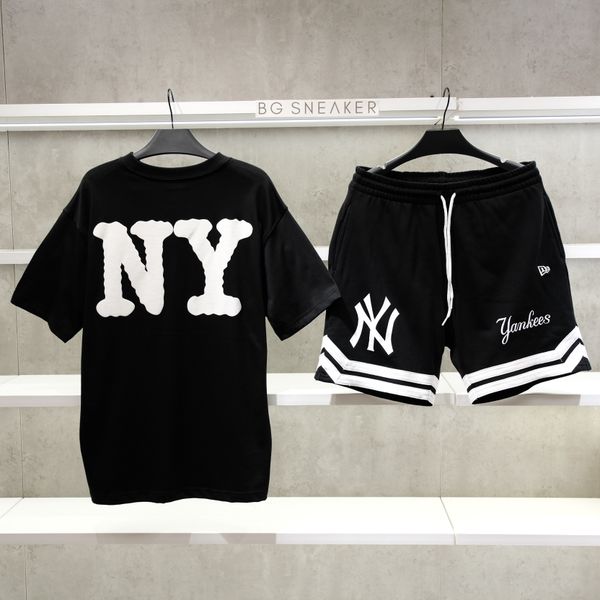  Áo Thun New Era New York Black White 15655588 