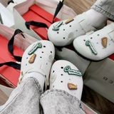  Dép Champion Sandal Birken White Grey U5AFASU19F1 