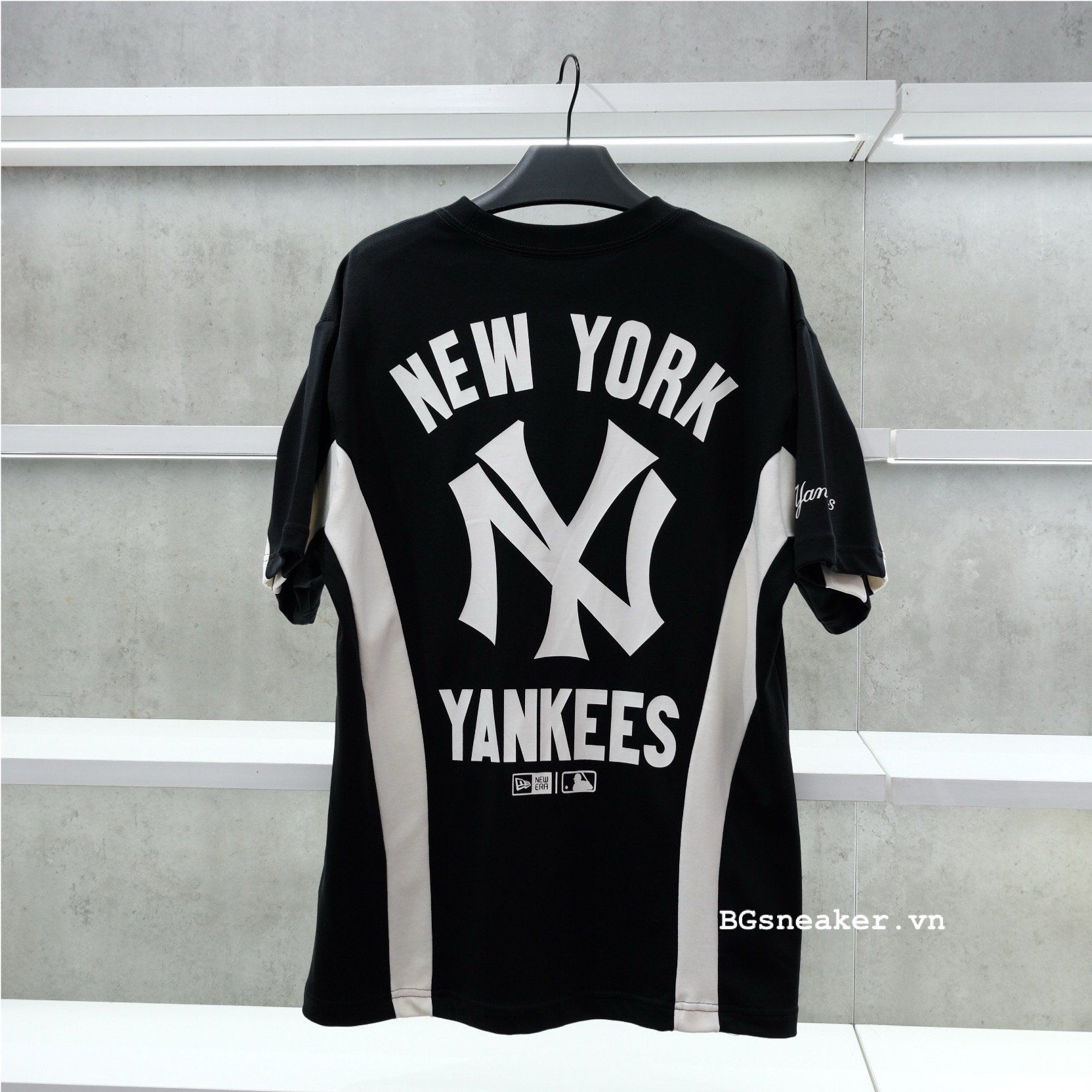  Áo thun New Era NY Black White  19228386 
