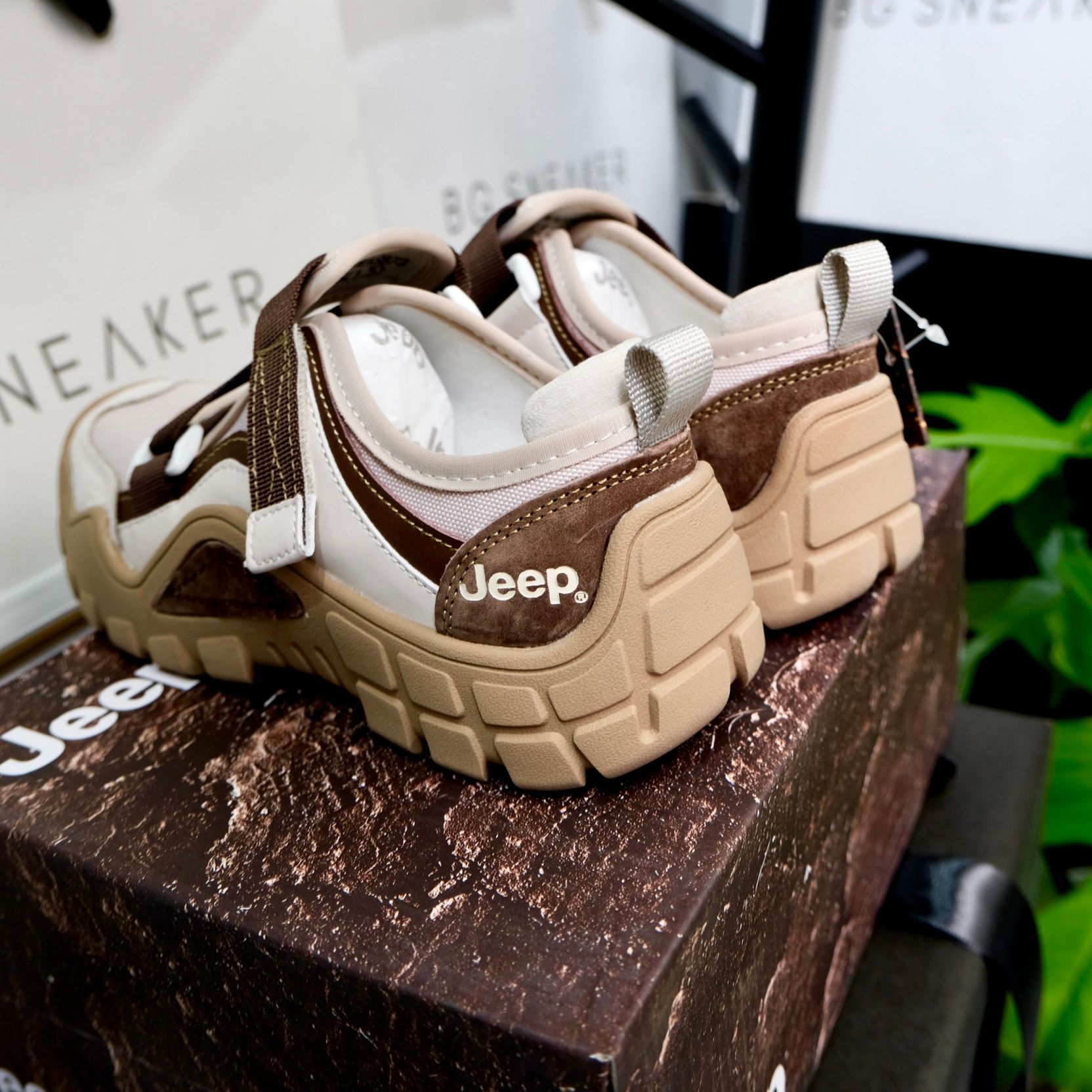  Giày Jeep Mary Jane Velcro ''Choco'' [PD241WAS873] 