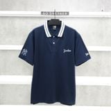  Áo  Thun Polo New Era Yankee Blue White 14121842 