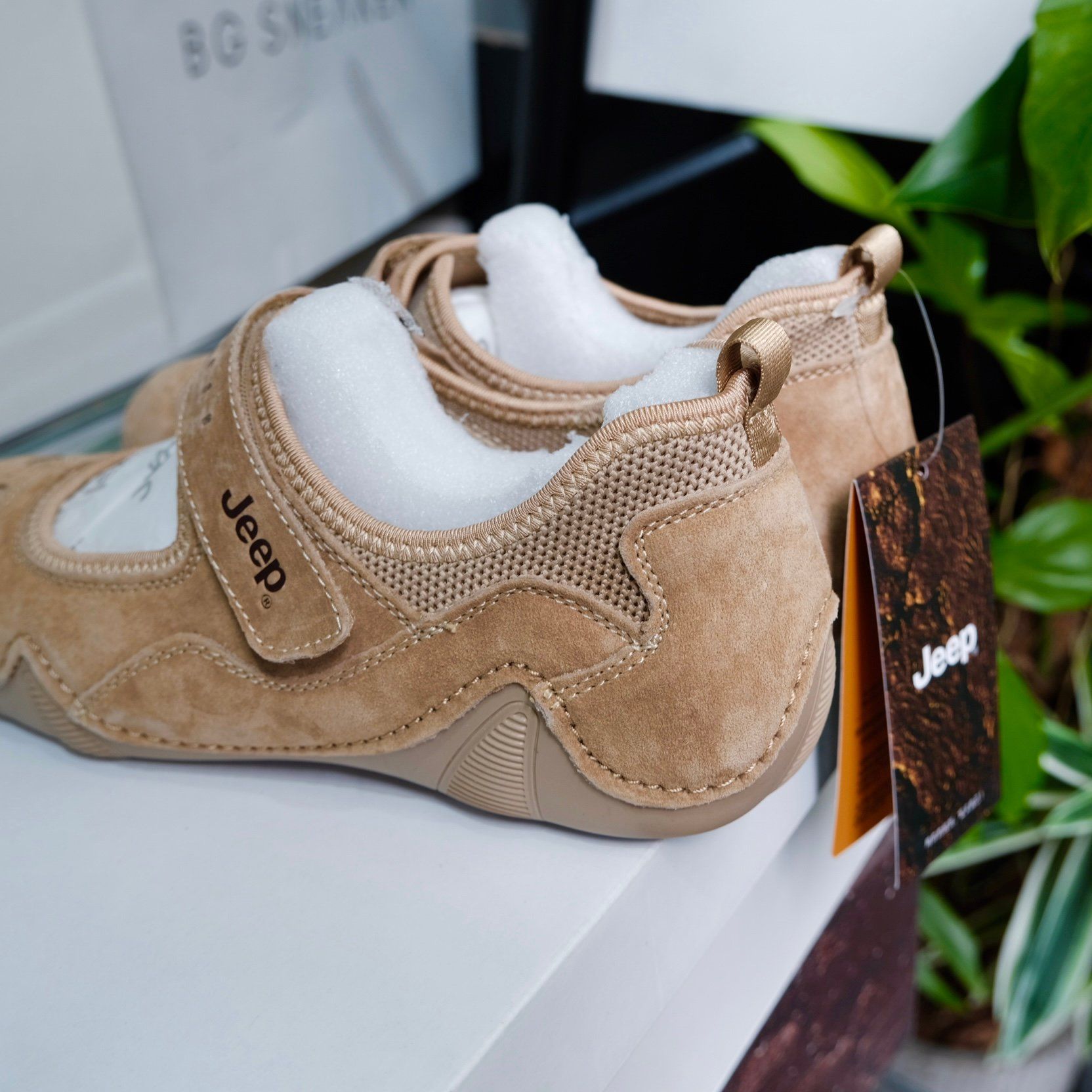  Giày Jeep Lifestyle Shoes Women ’s Low-top Begie [ PX231WAS575 ] 