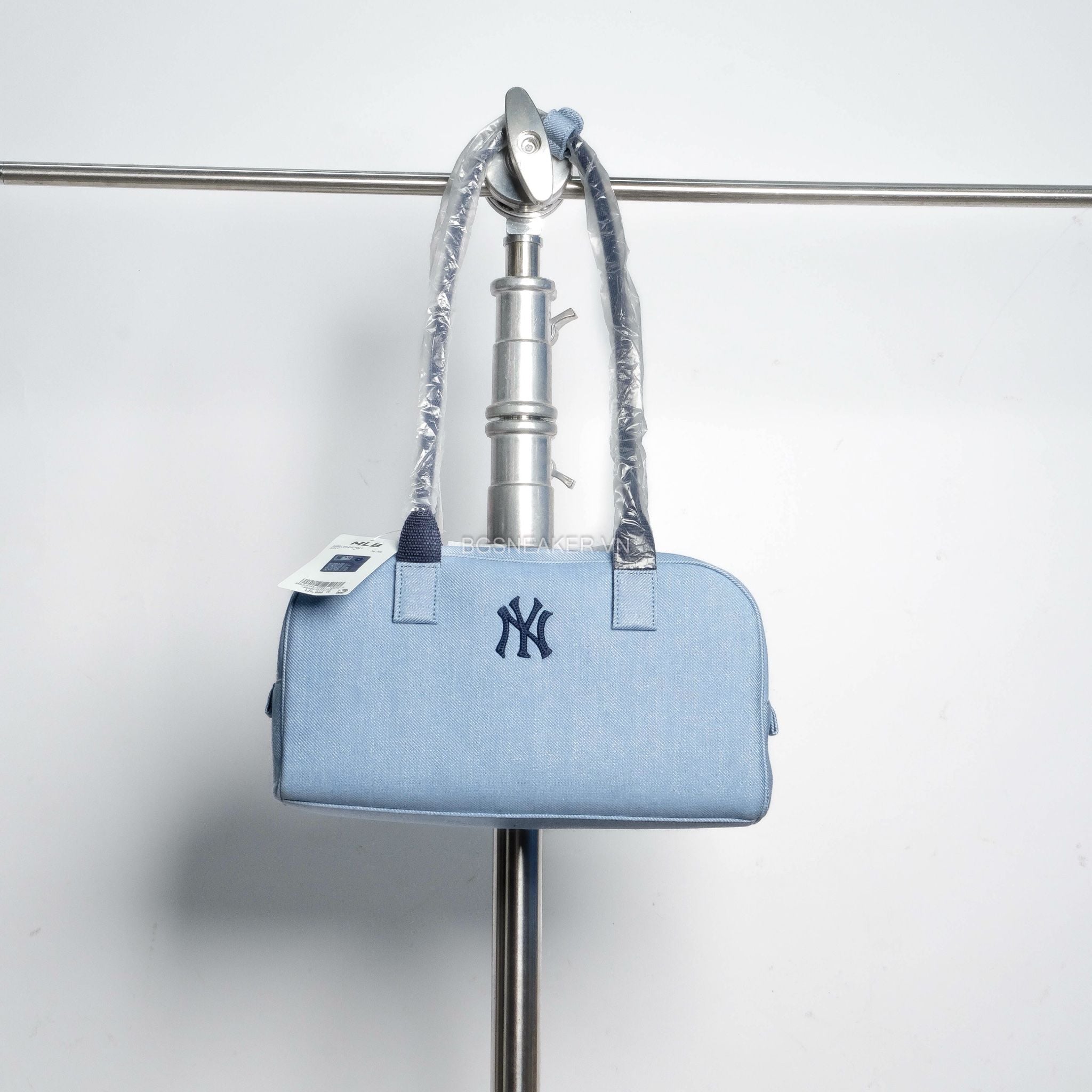  Túi MLB Korea Varsity Culsive Denim Shoulder Bag New York Yankees Indigo bag 3ABQL054N-50INS 