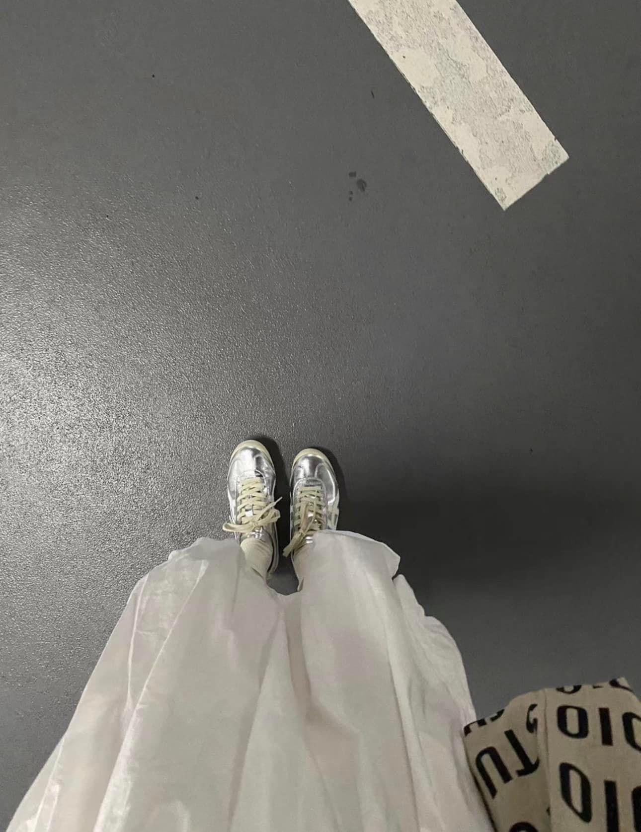  Giày Onitsuka Tiger Mexico 66 Silver Off White 1183B566-021 