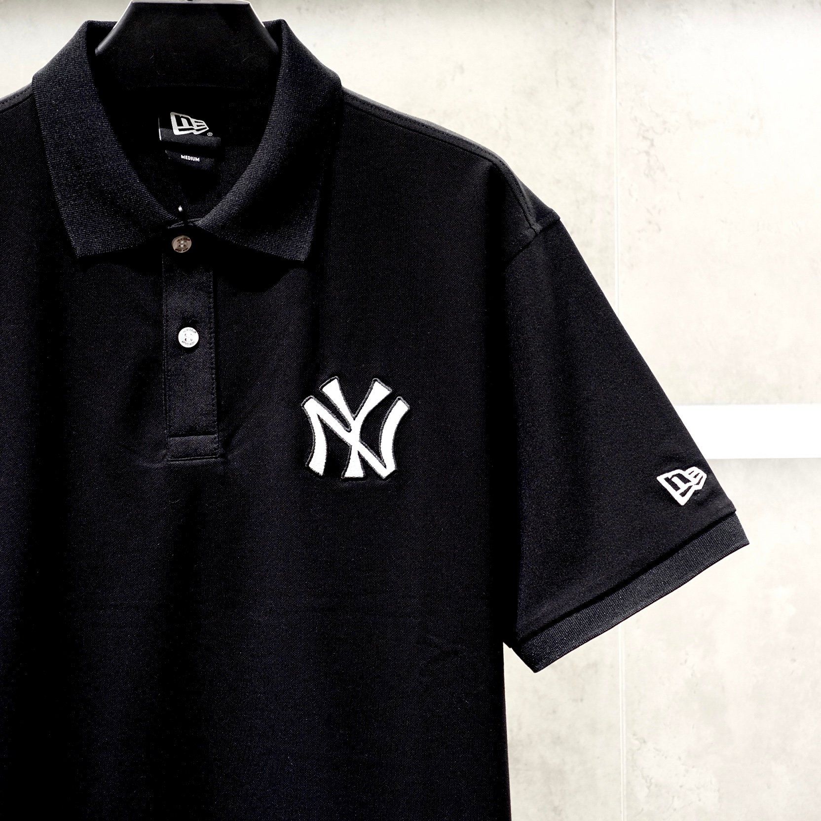  Áo Thun Polo New Era NY Basic Black  17778459 