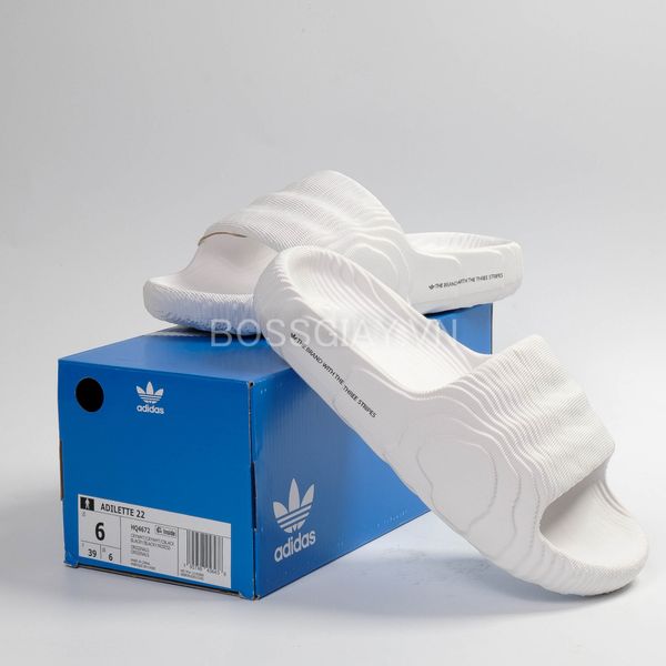  Adidas Adilette 22 Slides Crystal White [ HQ4672 ] 