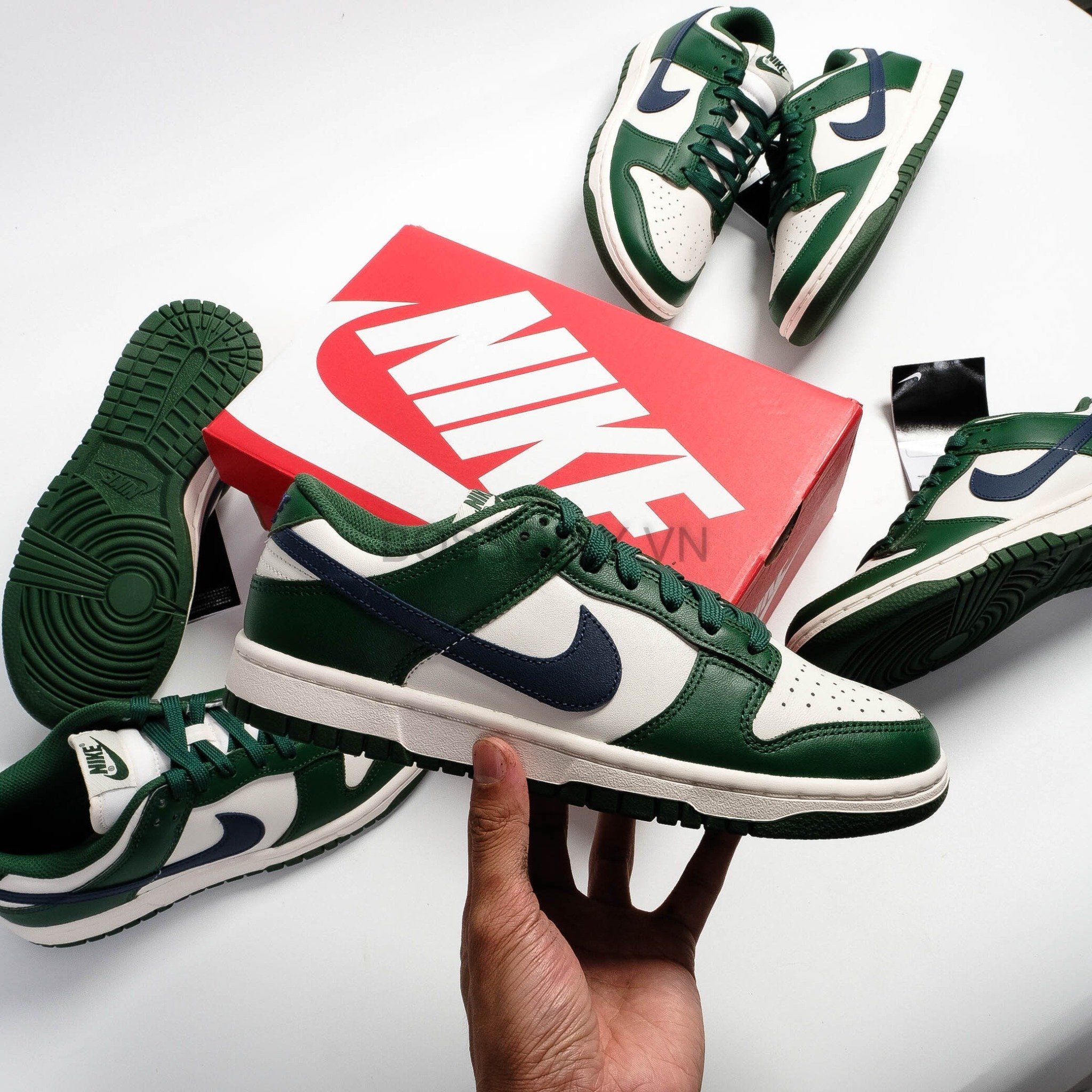  Nike Dunk Low Retro Gorge Green Midnight Navy [ DD1503-300 ] 