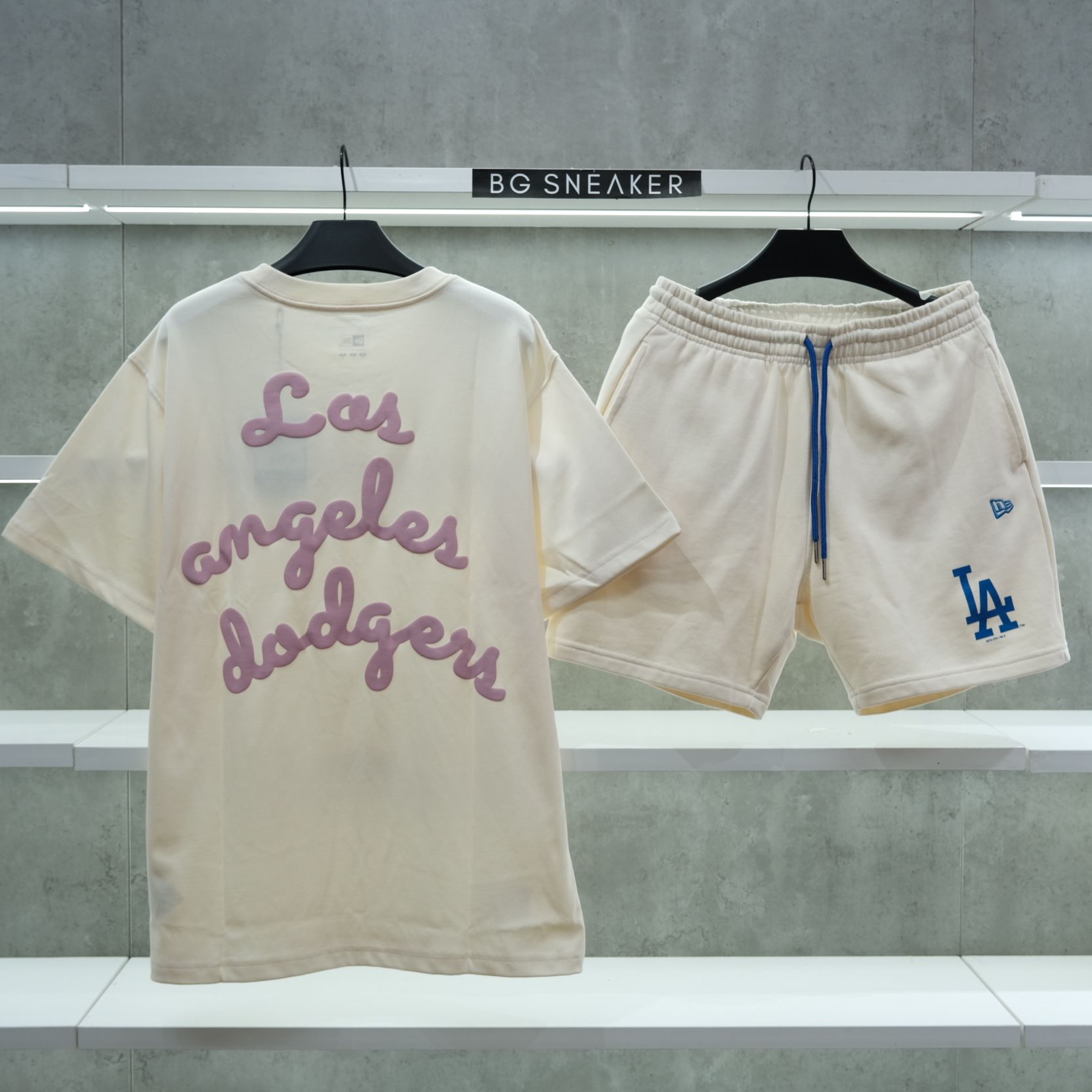  Áo Thun New Era Dodgers Cream Pink 15488792 