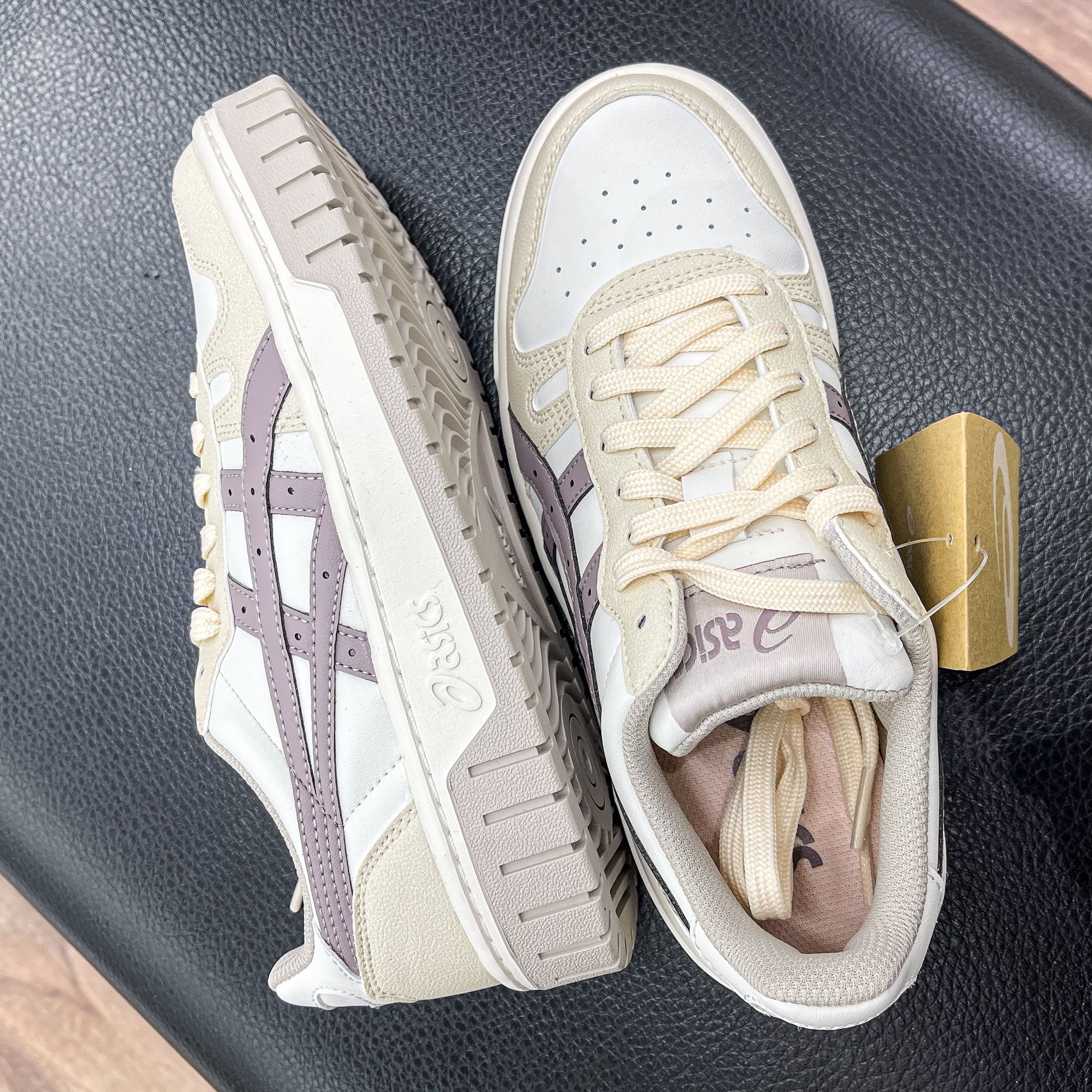  Asics Court Mz 'Beige/ Grey' [ 1203a508 100 ] 