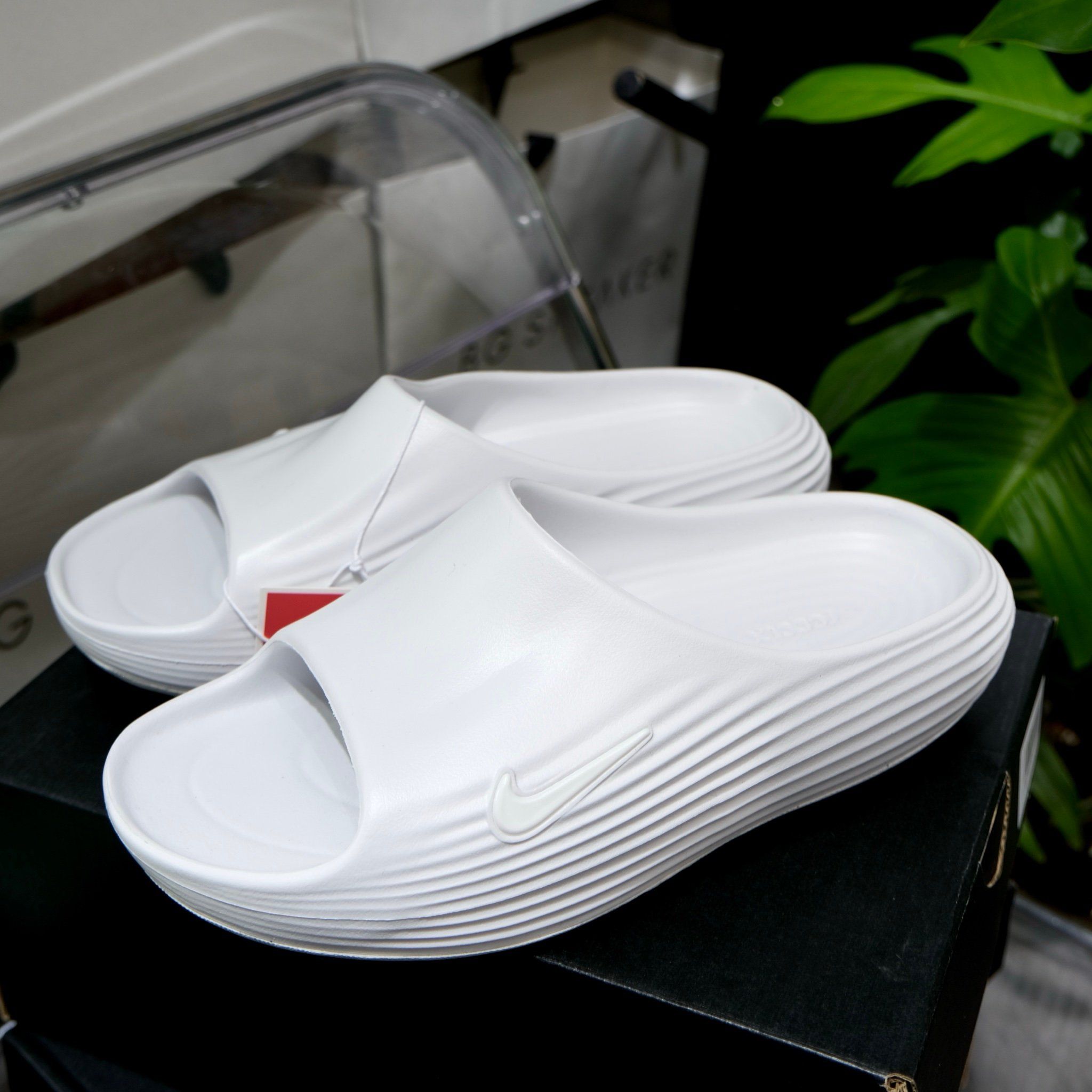  Dép Nike ReactX Rejuven8 Slide ‘Summit White’ HV4479-100 