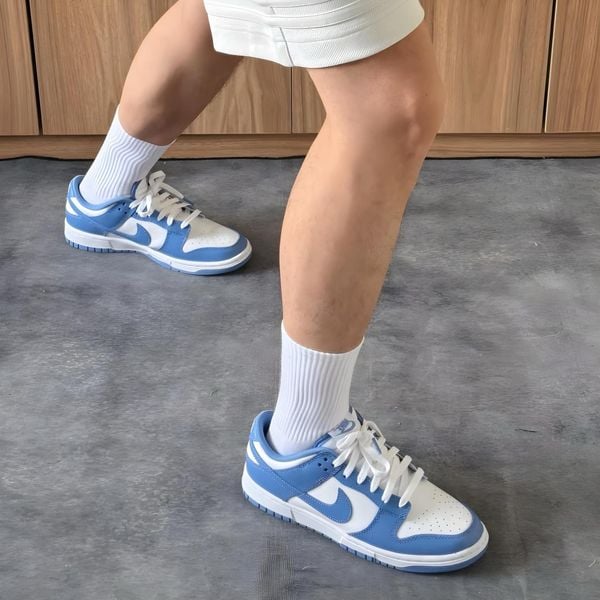  Giày Nike Dunk Low Retro White Polar Blue DV0833-400 