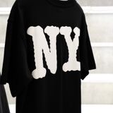  Áo Thun New Era New York Black White 15655588 