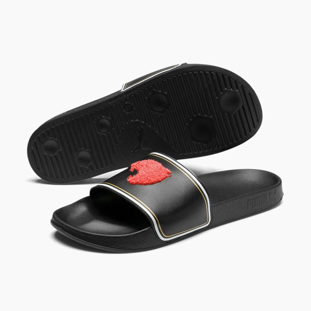  Puma Leadcat  Slide  Badges Black 372622-01 