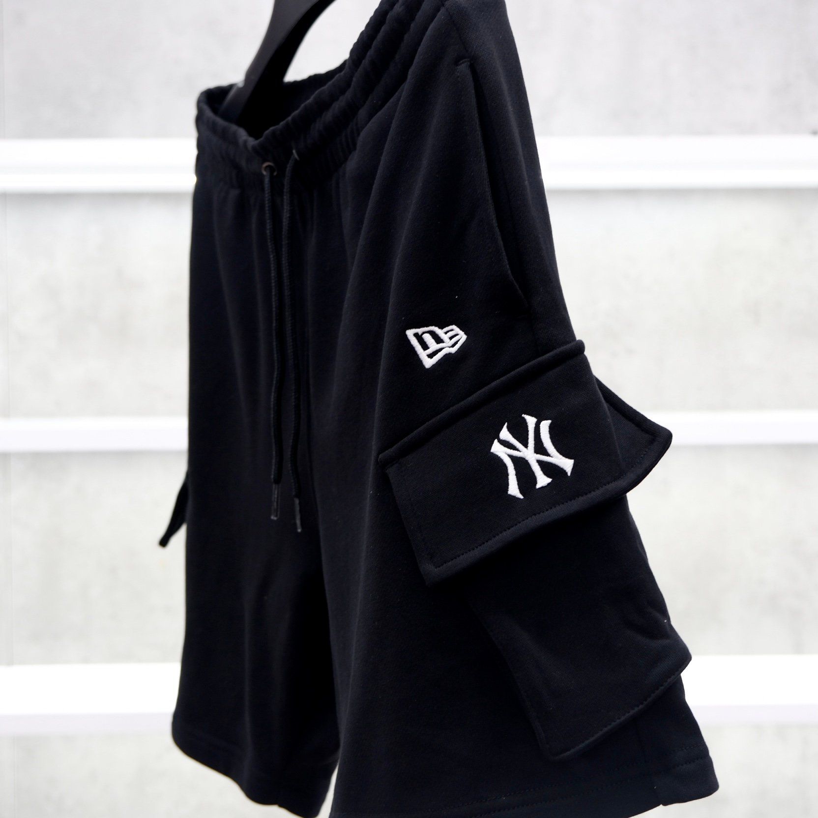  Quần Short New Era NY BLACK logo White 12445587 