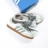  Giày ADIDAS SAMBA OG  Cloud White Green  [ ID0492 ] 